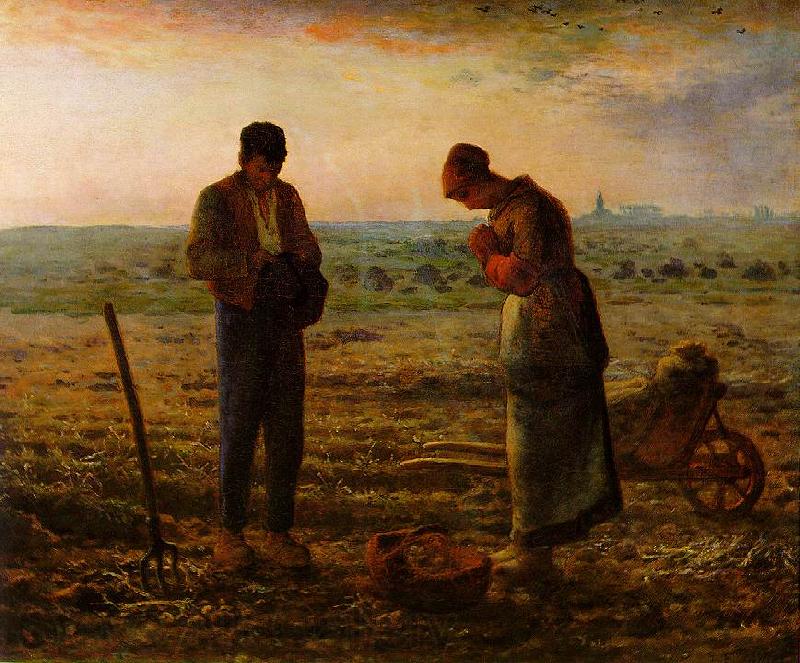 Jean-Franc Millet The Angelus Norge oil painting art